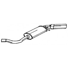 12619 SIGAM Глушник вихлопних газів кінцевий