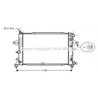 OLA2381 AVA QUALITY COOLING Радіатор охолодження двигуна