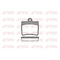 0630.00 REMSA Комплект гальмівних колодок дисковий гальм