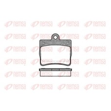 0630.00 REMSA Комплект гальмівних колодок дисковий гальм