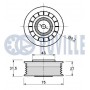 540063 RUVILLE Паразитный / ведущий ролик, Поліклиновий ремінь