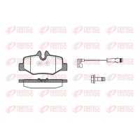 1110.02 REMSA Комплект гальмівних колодок дисковий гальм