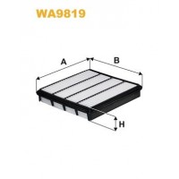 WA9819 WIX FILTERS Повітряний фільтр