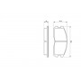 0 986 491 260 BOSCH Комплект гальмівних колодок дисковий гальм