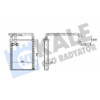 347410 KALE OTO RADYATÖR Теплообмінник обігрів салону