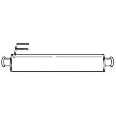 49400 SIGAM Середній глушник вихлопних газів