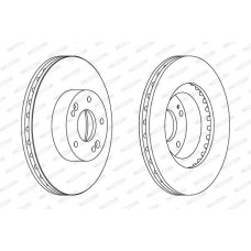 DDF1630C FERODO Гальмівний диск