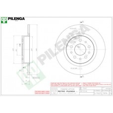 5816 PILENGA Гальмівний диск