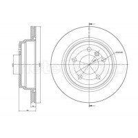 23-1453C METELLI Гальмівний диск