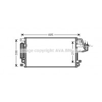 HY5156D AVA QUALITY COOLING Конденсатор кондиціонера