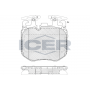 182265 ICER Комплект гальмівних колодок дисковий гальм