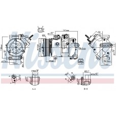 890772 NISSENS Компресор кондиціонера