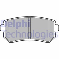 LP2303 DELPHI Комплект гальмівних колодок дисковий гальм