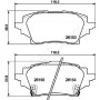 PP-263AF JAPANPARTS КомплеК т гальмівних колодок, дискове гальмо