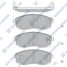 SP1183 Hi-Q Комплект гальмівних колодок дисковий гальм