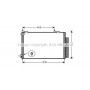 HD5242D AVA QUALITY COOLING Конденсатор кондиціонера