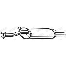 21259 WALKER Глушник вихлопних газів кінцевий