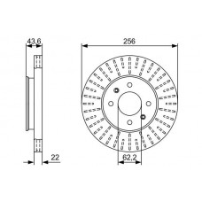 0 986 479 V96 BOSCH Гальмівний диск
