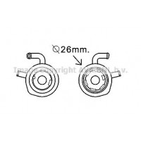 RT3611 AVA QUALITY COOLING масляний радіатор двигунне олива