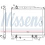 641776 NISSENS Радіатор охолодження двигуна