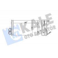 346725 KALE OTO RADYATÖR Теплообмінник обігрів салону