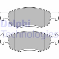 LP2137 DELPHI Комплект гальмівних колодок дисковий гальм