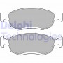 LP2137 DELPHI Комплект гальмівних колодок дисковий гальм