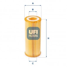 25.080.00 UFI Масляний фільтр