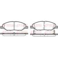 1293.02 REMSA Комплект гальмівних колодок дисковий гальм