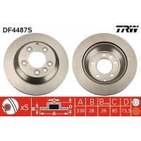 DF4487S TRW Гальмівний диск