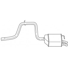 26622 SIGAM Глушник вихлопних газів кінцевий