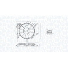 069422789010 MAGNETI MARELLI Вентилятор охолодження двигуна
