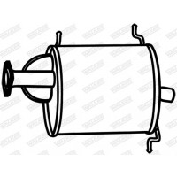 18825 WALKER Глушник вихлопних газів кінцевий