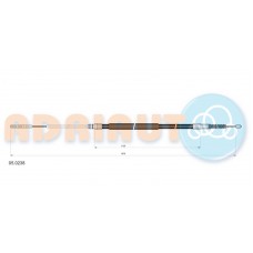 05.0238 ADRIAUTO Тросик, cтояночный тормоз