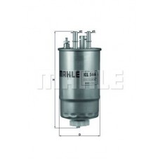 KL 566 MAHLE Паливний фільтр