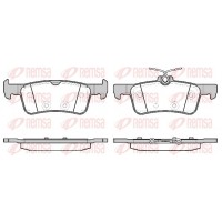 1563.20 REMSA Комплект гальмівних колодок дисковий гальм