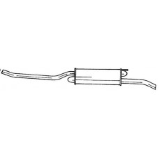 45612 SIGAM Глушник вихлопних газів кінцевий