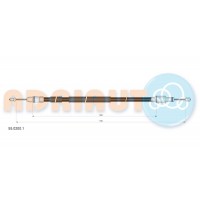 55.0200.1 ADRIAUTO Тросик, cтояночный тормоз