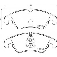 P 85 145 BREMBO КомплеК т гальмівних колодок, дискове гальмо