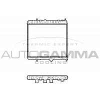 107254 AUTOGAMMA Радіатор охолодження двигуна