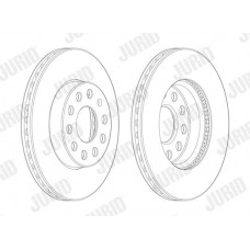 562990JC-1 JURID Гальмівний диск