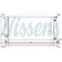 64694 NISSENS Радіатор охолодження двигуна