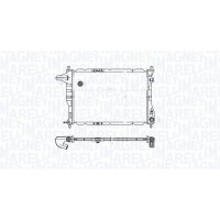 350213177900 MAGNETI MARELLI Радіатор охолодження двигуна