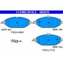 13.0460-2610.2 ATE Комплект гальмівних колодок дисковий гальм