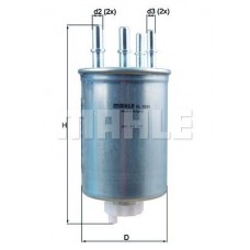 KL 1044 MAHLE Паливний фільтр