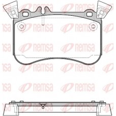 1465.10 REMSA КомплеК т гальмівних колодок, дискове гальмо