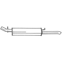 40634 SIGAM Глушник вихлопних газів кінцевий