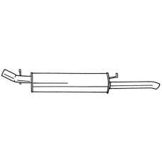 40634 SIGAM Глушник вихлопних газів кінцевий