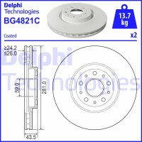 BG4821C DELPHI Гальмівний диск
