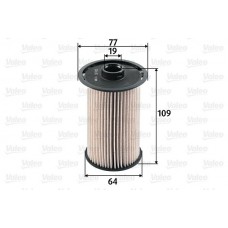 587925 VALEO Паливний фільтр